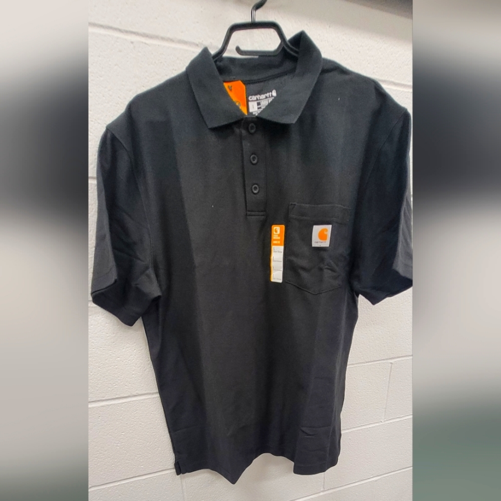 Black button-up shirt